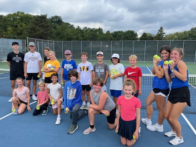 Tennis clinic photo